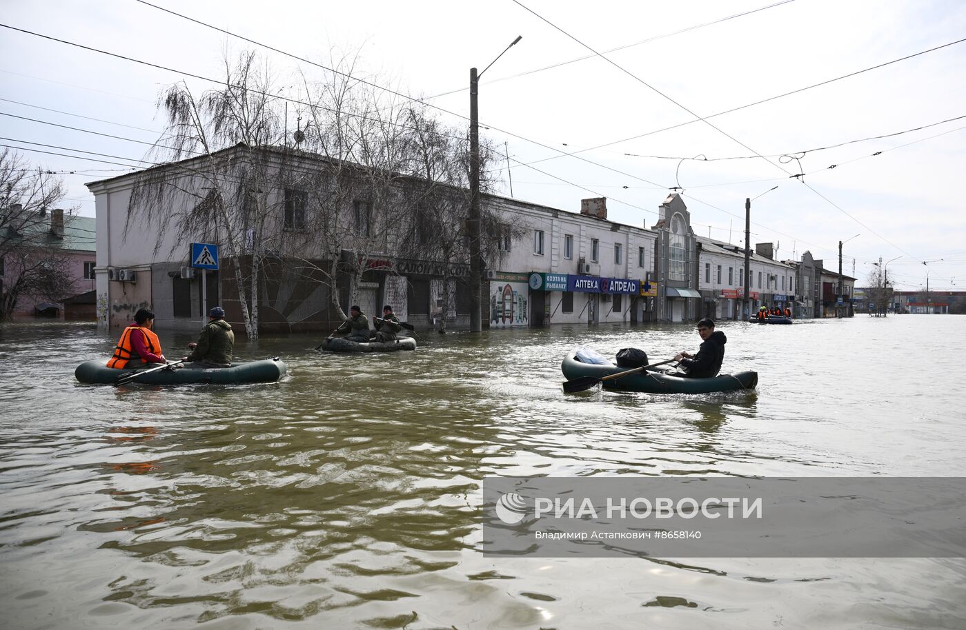 Последствия прорыва дамбы в Орске