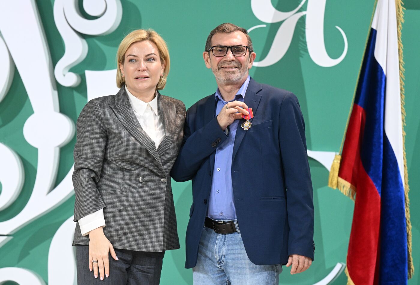 Выставка "Россия". Вручение государственных наград в павильоне Минкультуры России "Наша культура"