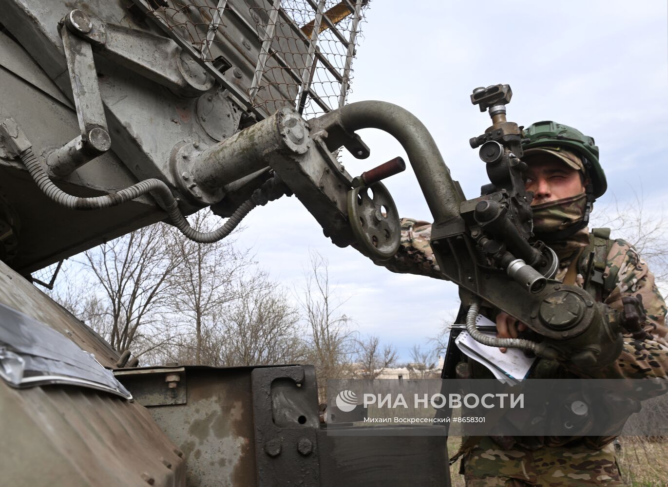 Боевая работа РСЗО "Град" Южной группировки войск