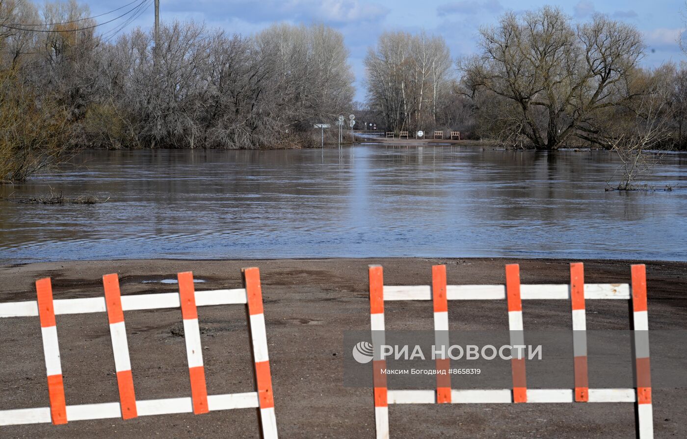 Паводковая ситуация в Оренбургской области