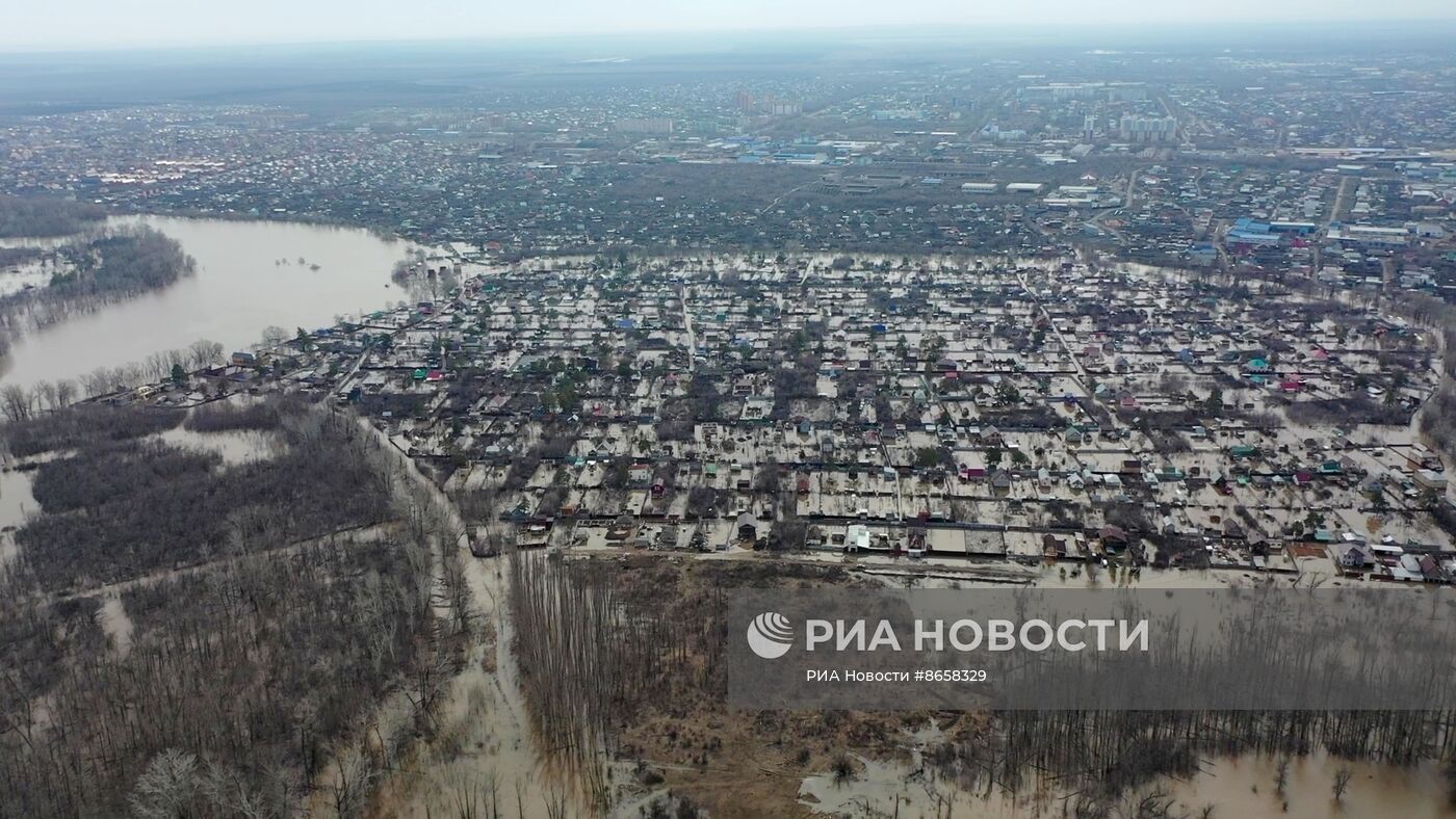 Паводковая ситуация в Оренбургской области