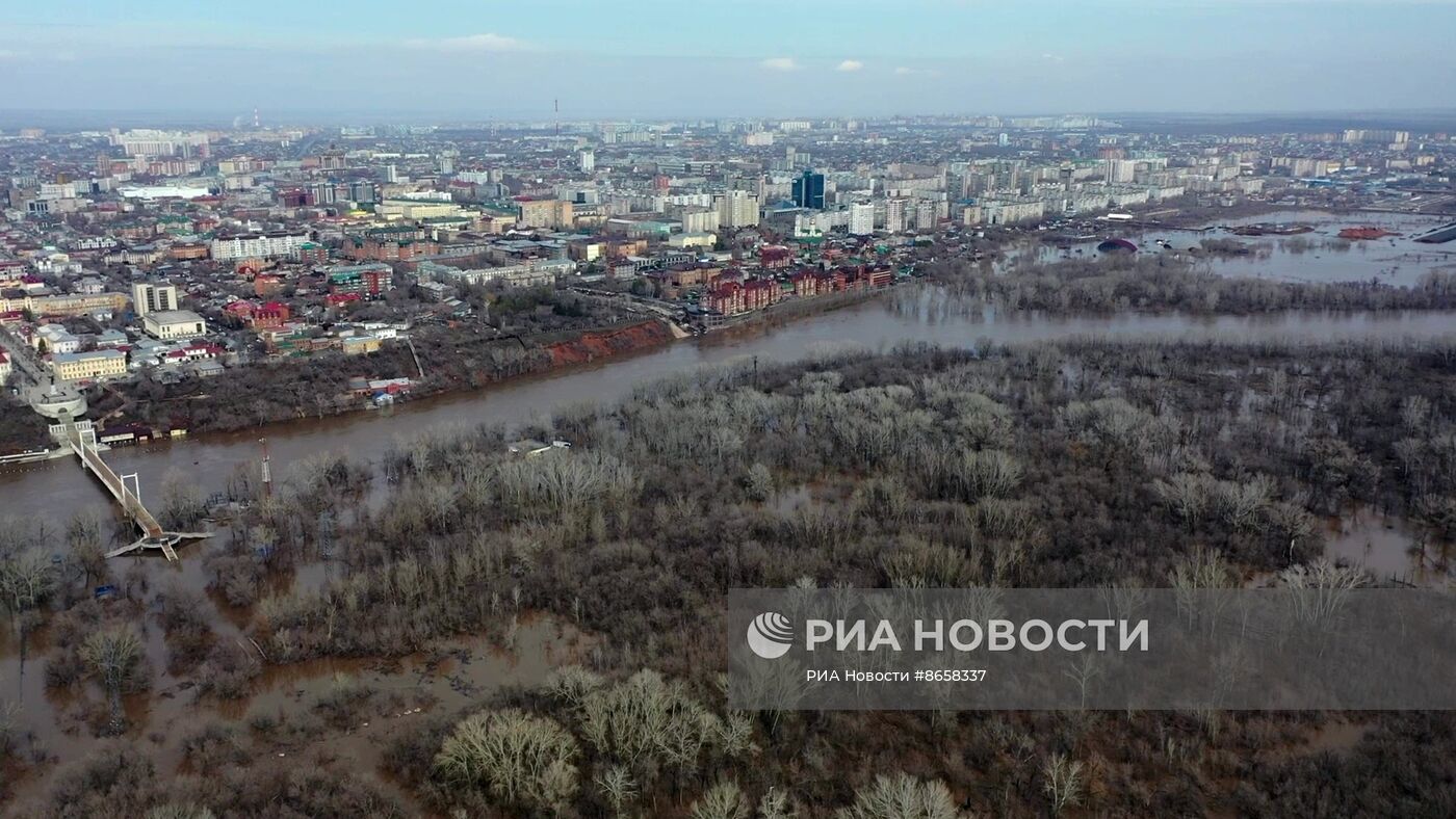 Паводковая ситуация в Оренбургской области