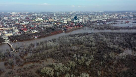 Паводковая ситуация в Оренбургской области
