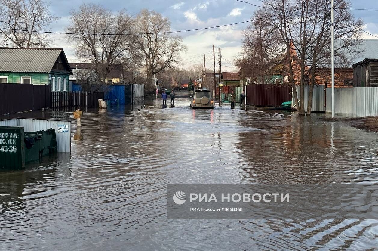 Паводковая ситуация в Оренбургской области