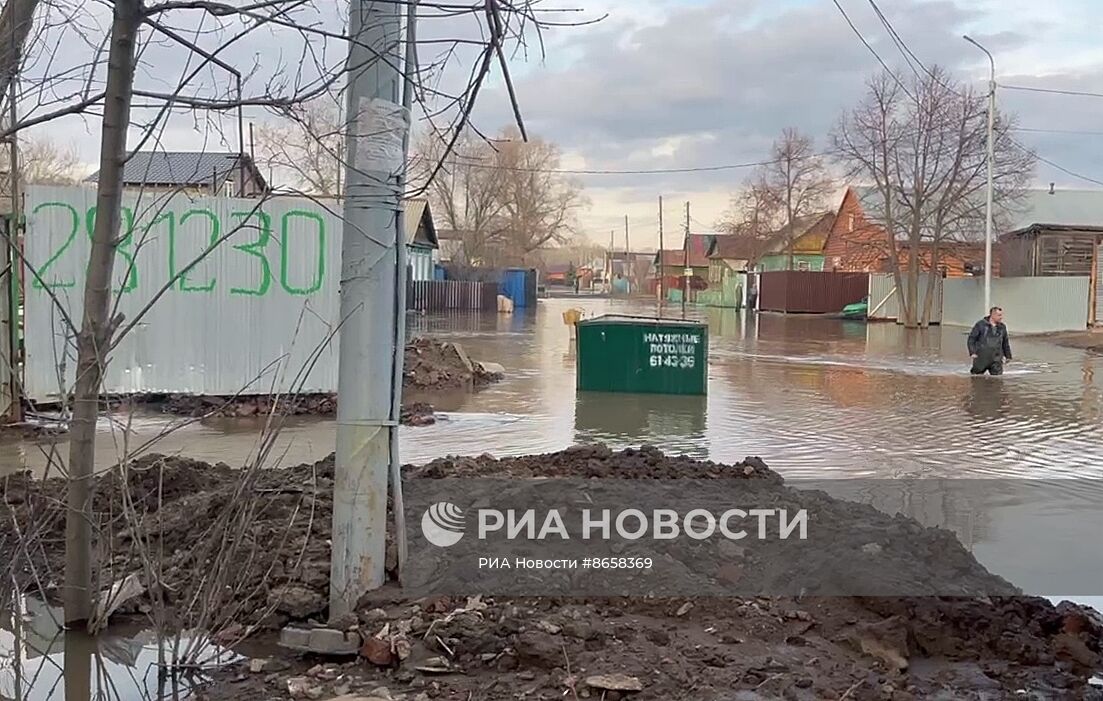 Паводковая ситуация в Оренбургской области