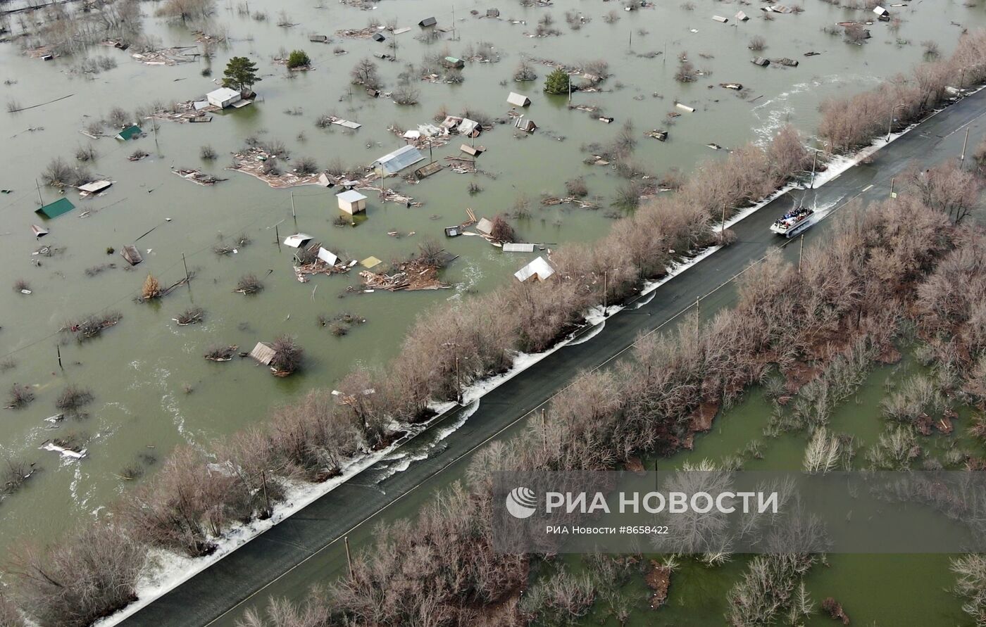 Последствия прорыва дамбы в Орске