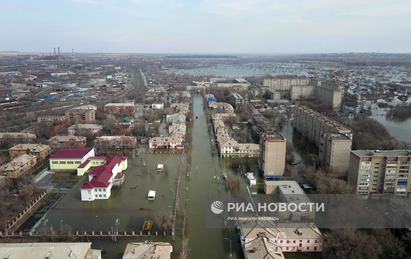 Последствия прорыва дамбы в Орске | РИА Новости Медиабанк