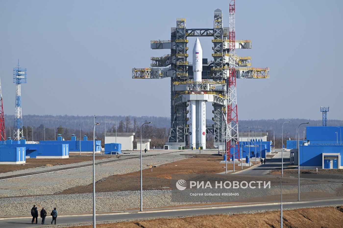Первый запуск ракеты "Ангара-А5" с космодрома Восточный