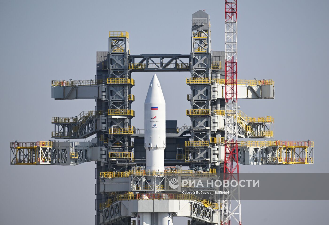 Первый запуск ракеты "Ангара-А5" с космодрома Восточный