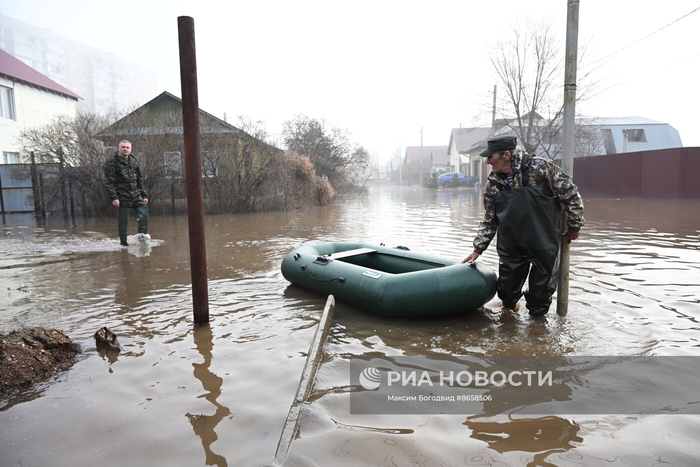 Паводок в Оренбурге | РИА Новости Медиабанк