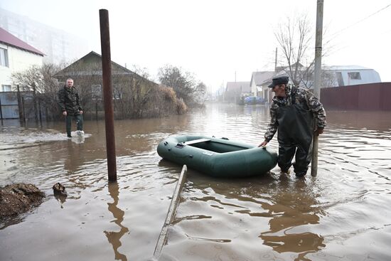 Паводок в Оренбурге