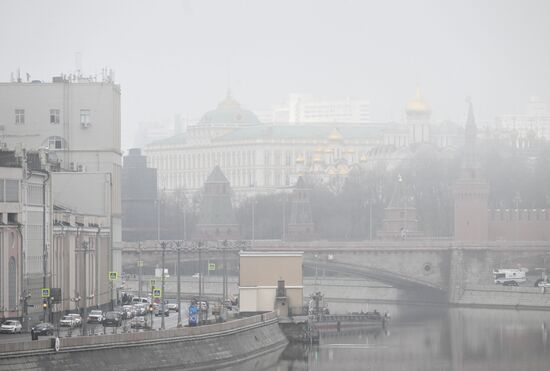 Туман в Москве