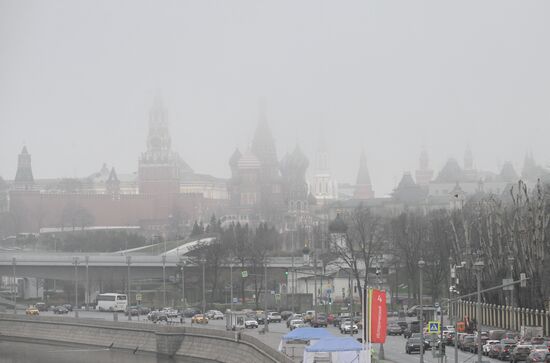Туман в Москве