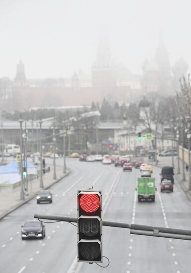 Туман в Москве