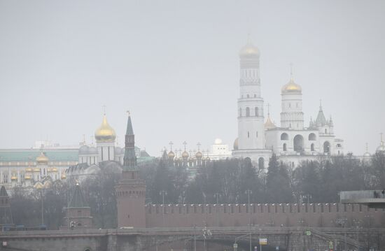 Туман в Москве