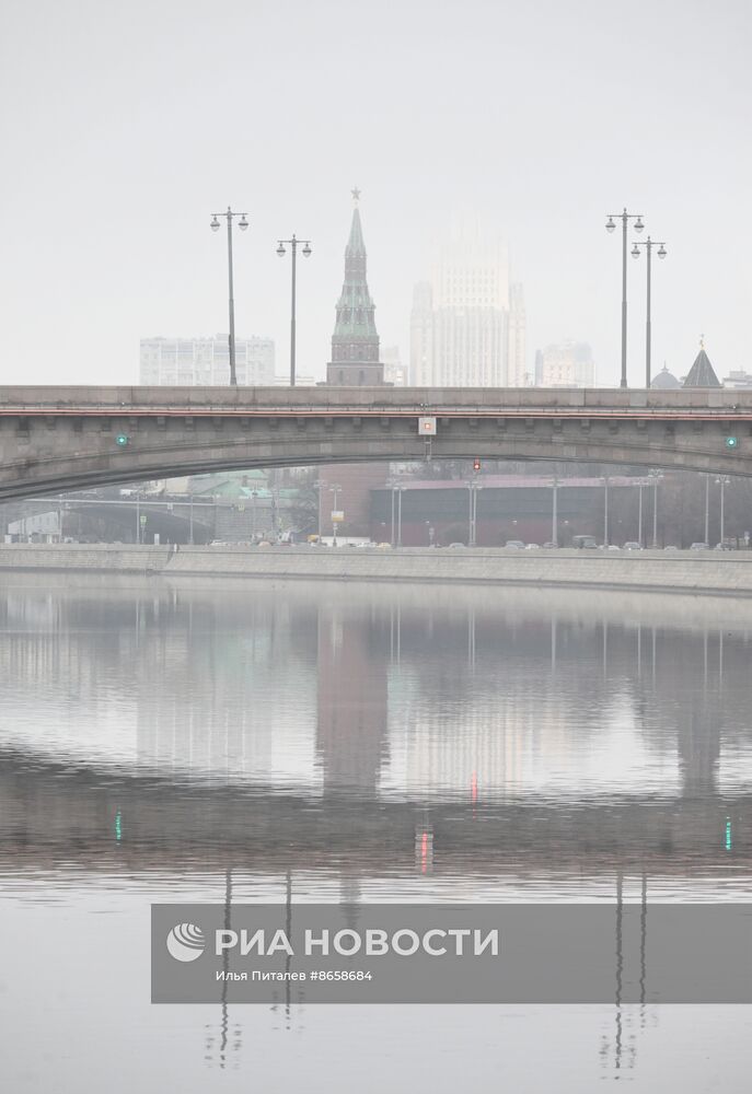 Туман в Москве