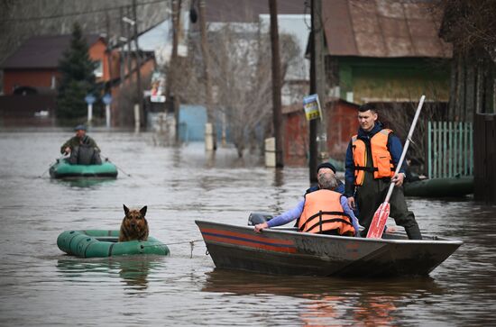 Паводок в Оренбурге