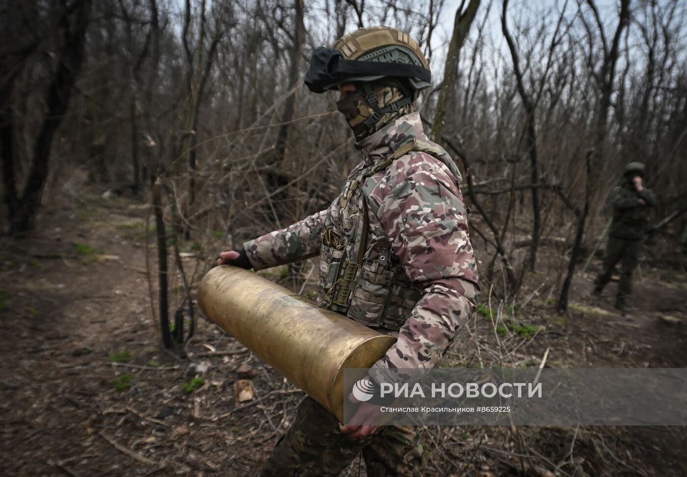 Боевая работа САУ "Гиацинт-С" группировки "Центр"