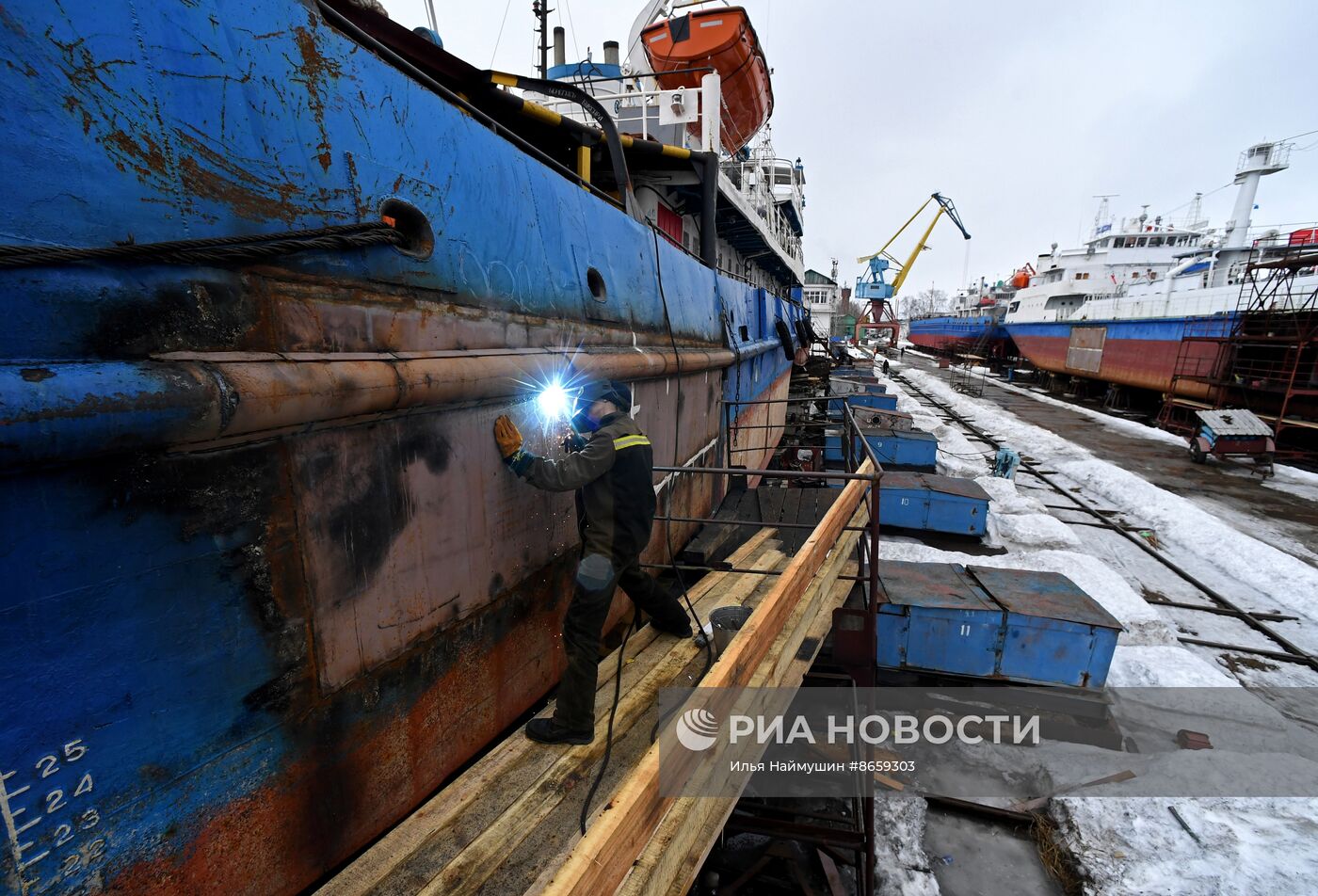 Подготовка речного флота к летней навигации в Красноярском крае