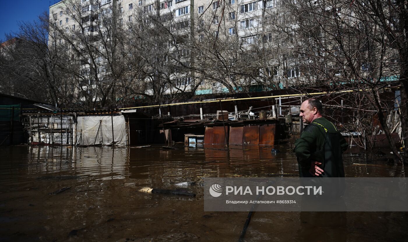 Паводок в Оренбурге