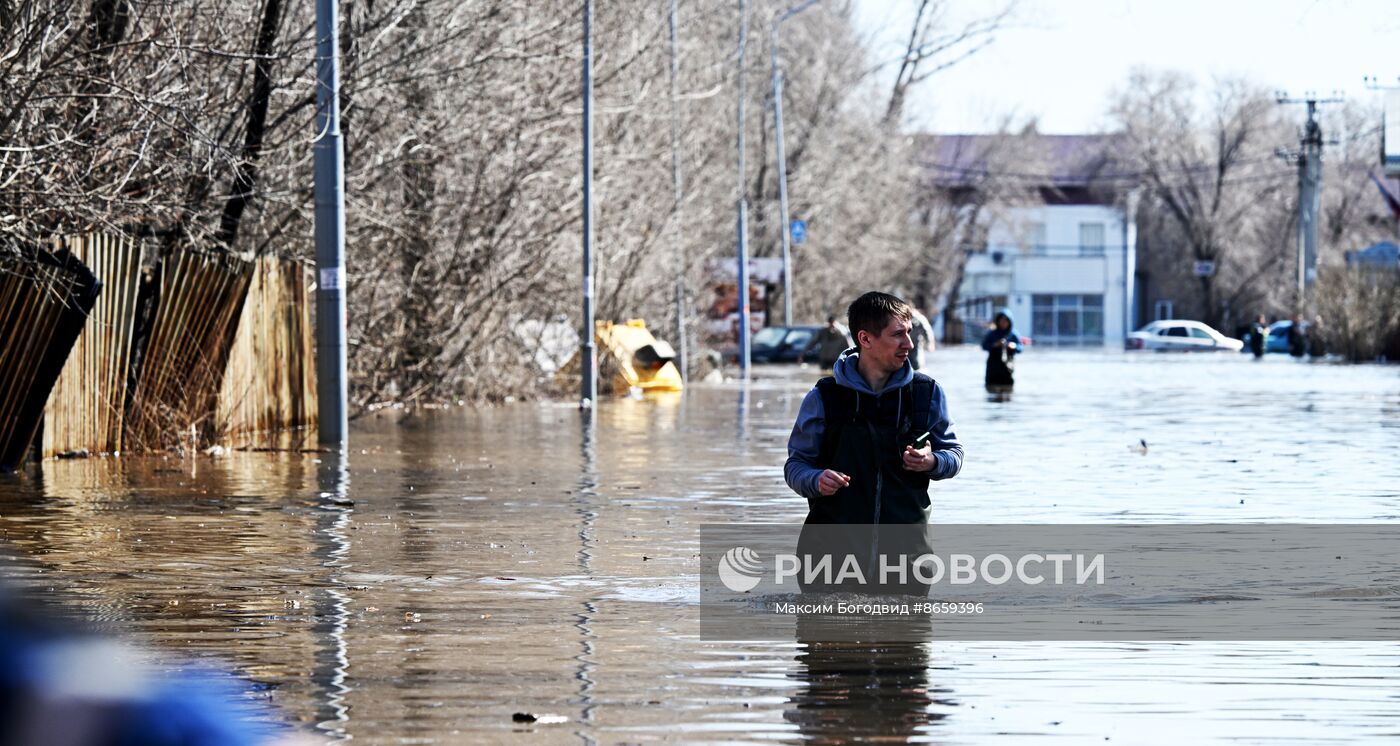 Паводок в Оренбурге