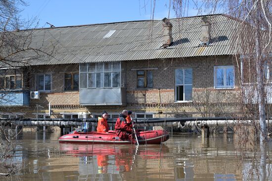 Паводок в Оренбурге