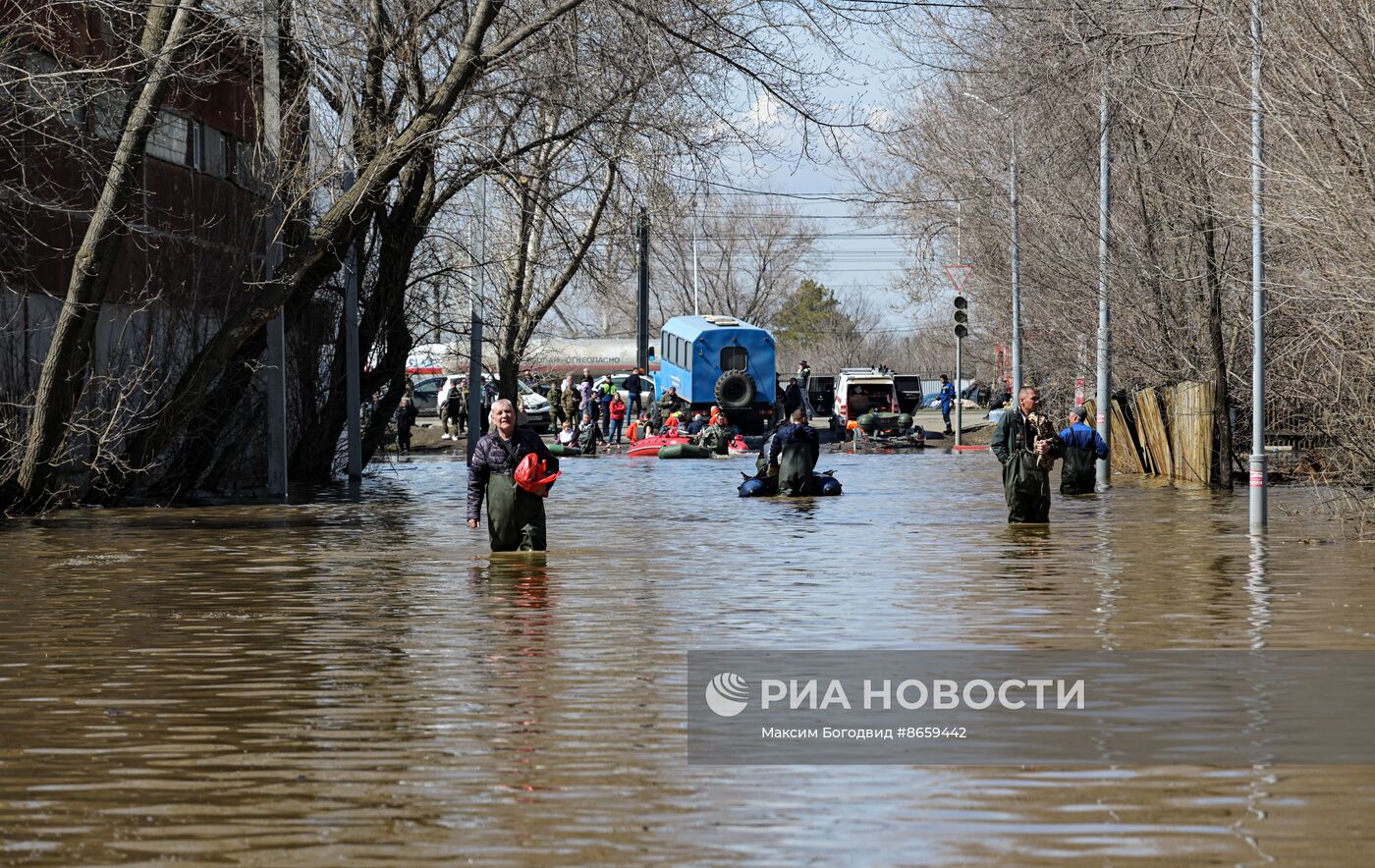 Паводок в Оренбурге