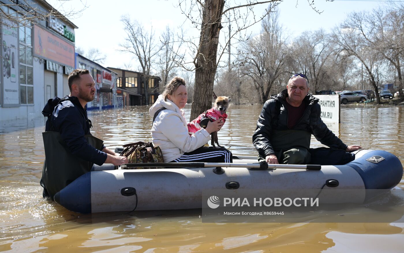 Паводок в Оренбурге