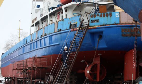 Подготовка речного флота к летней навигации в Красноярском крае