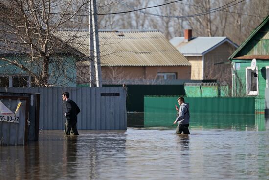 Паводок в Оренбурге