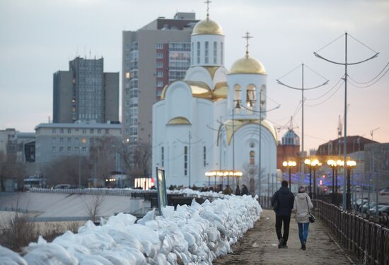 Паводковая ситуация в Кургане