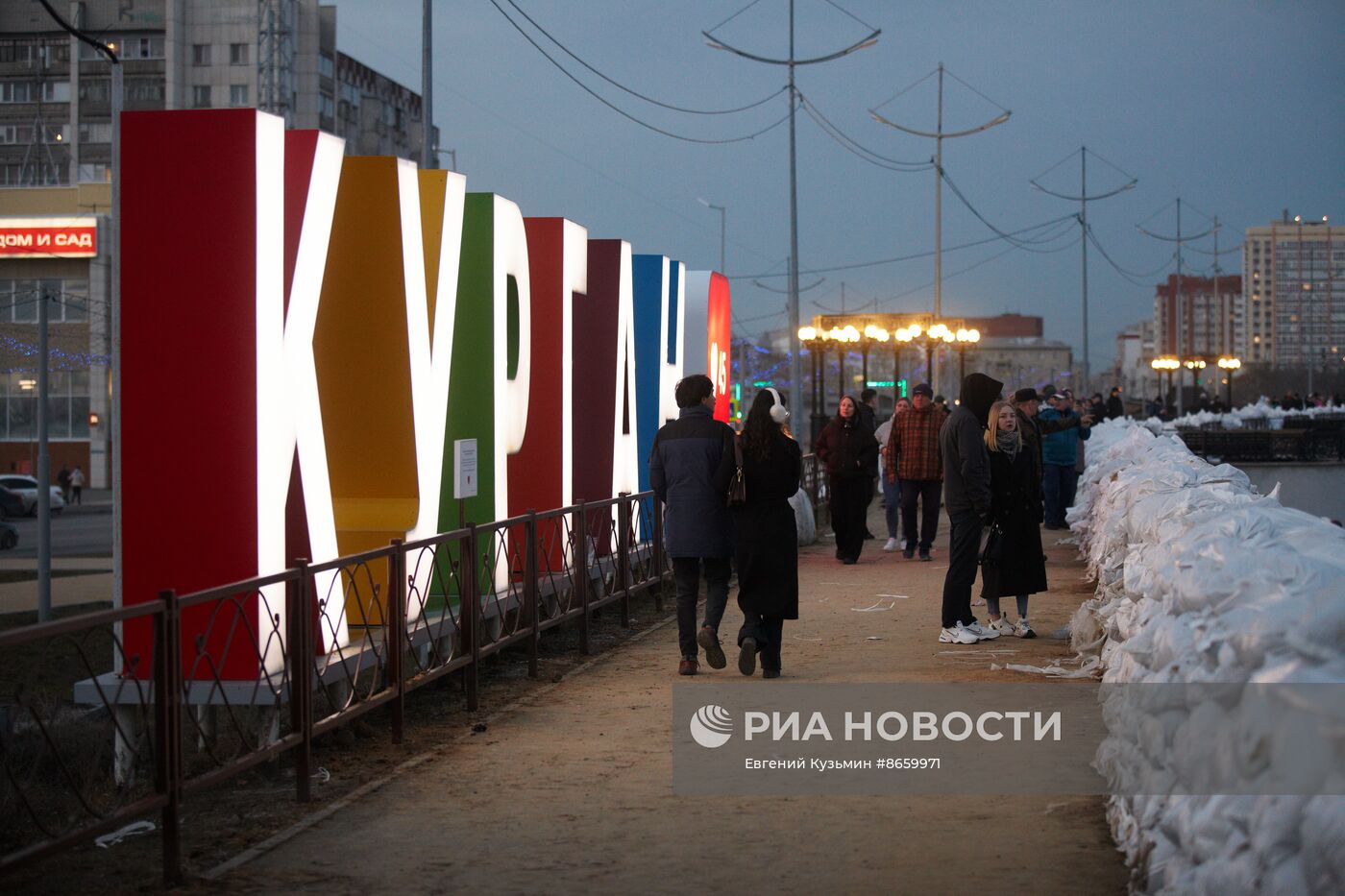 Паводковая ситуация в Кургане | РИА Новости Медиабанк