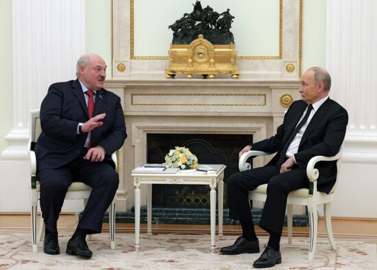 Встреча президентов России и Белоруссии