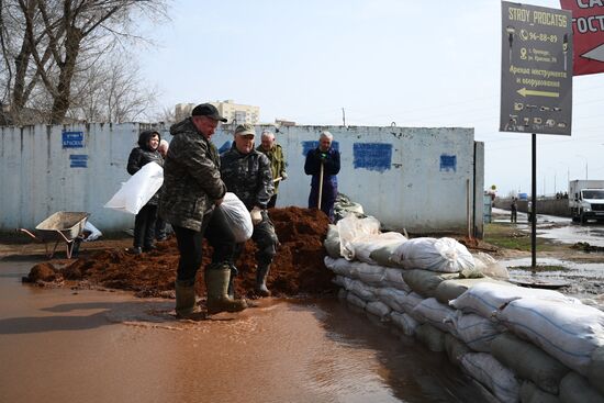 Паводок в Оренбурге