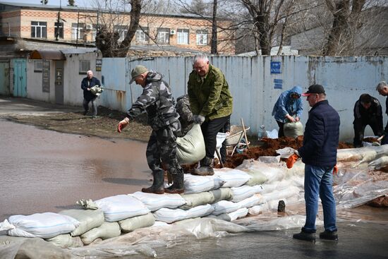 Паводок в Оренбурге