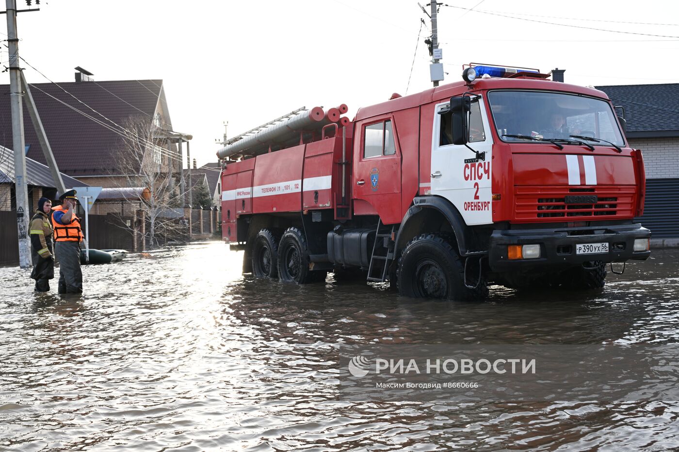 Паводок в Оренбурге