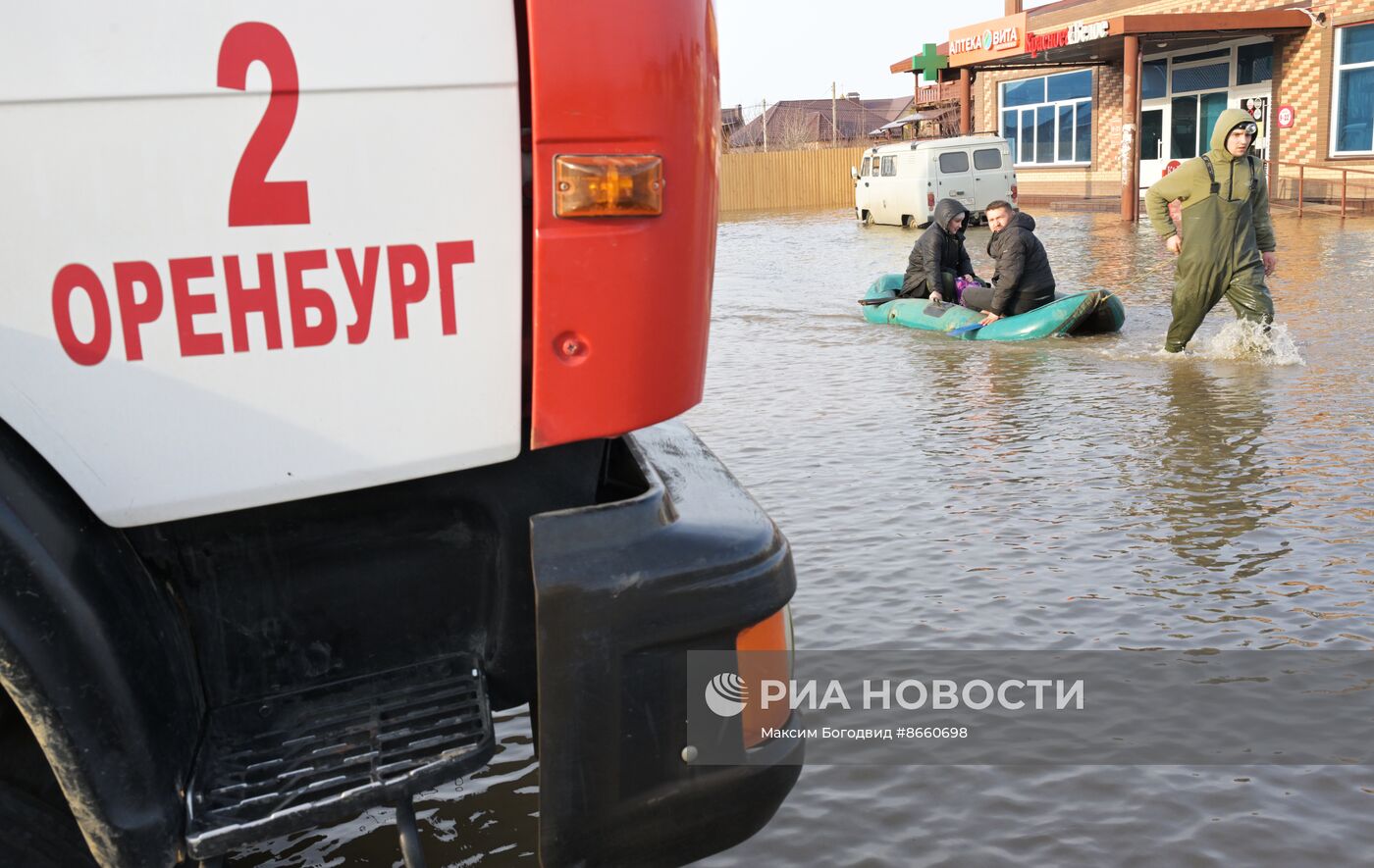 Паводок в Оренбурге