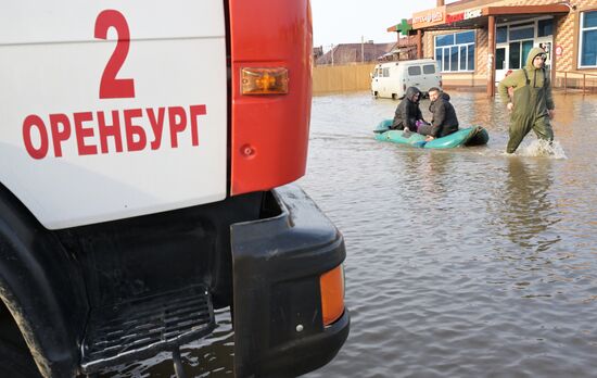 Паводок в Оренбурге