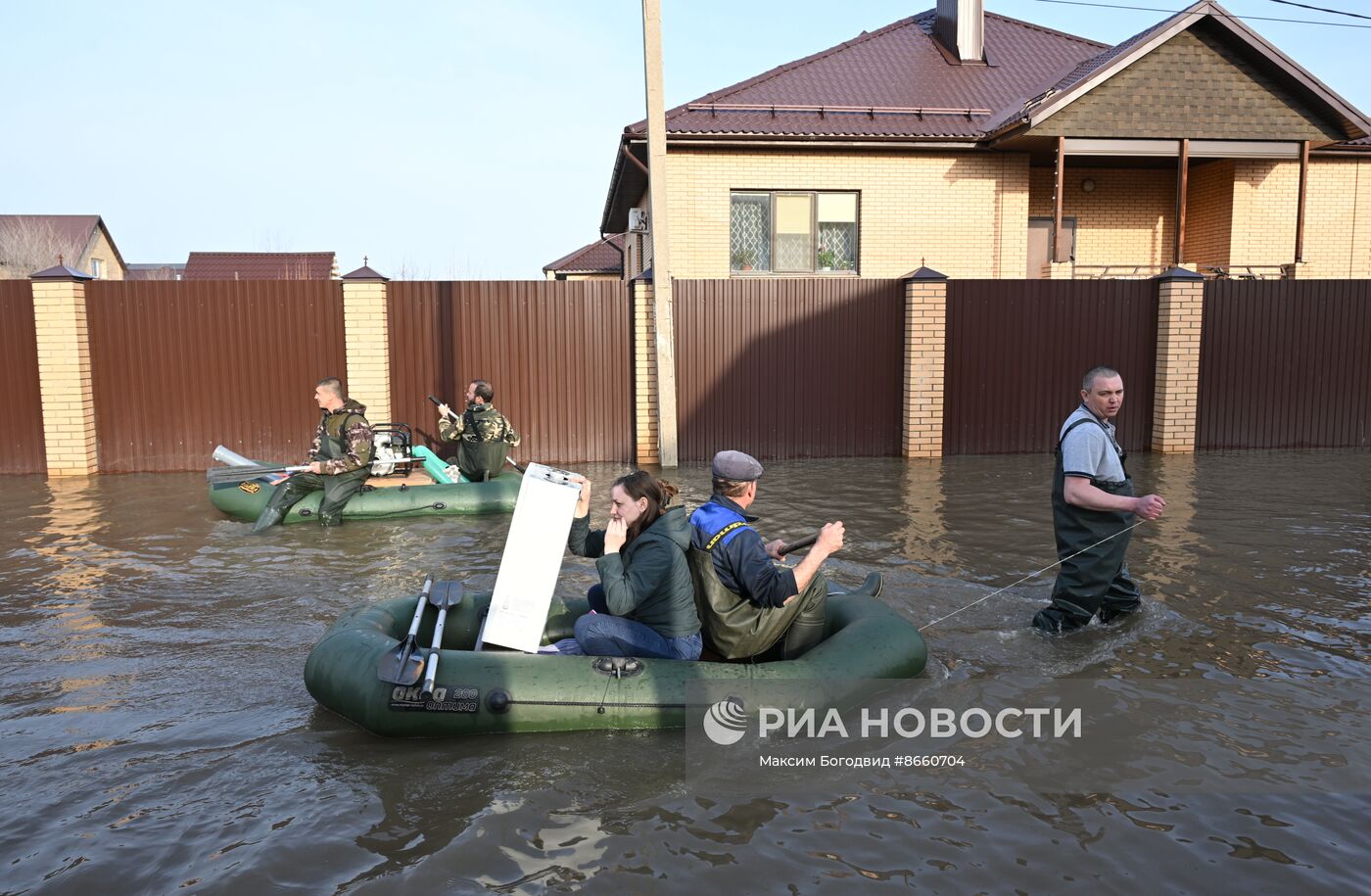 Паводок в Оренбурге