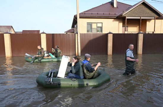 Паводок в Оренбурге