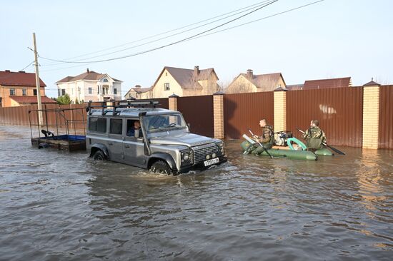 Паводок в Оренбурге