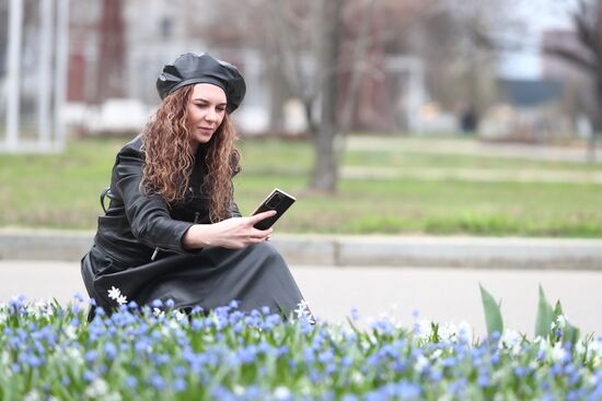 Работа выставки "Россия"