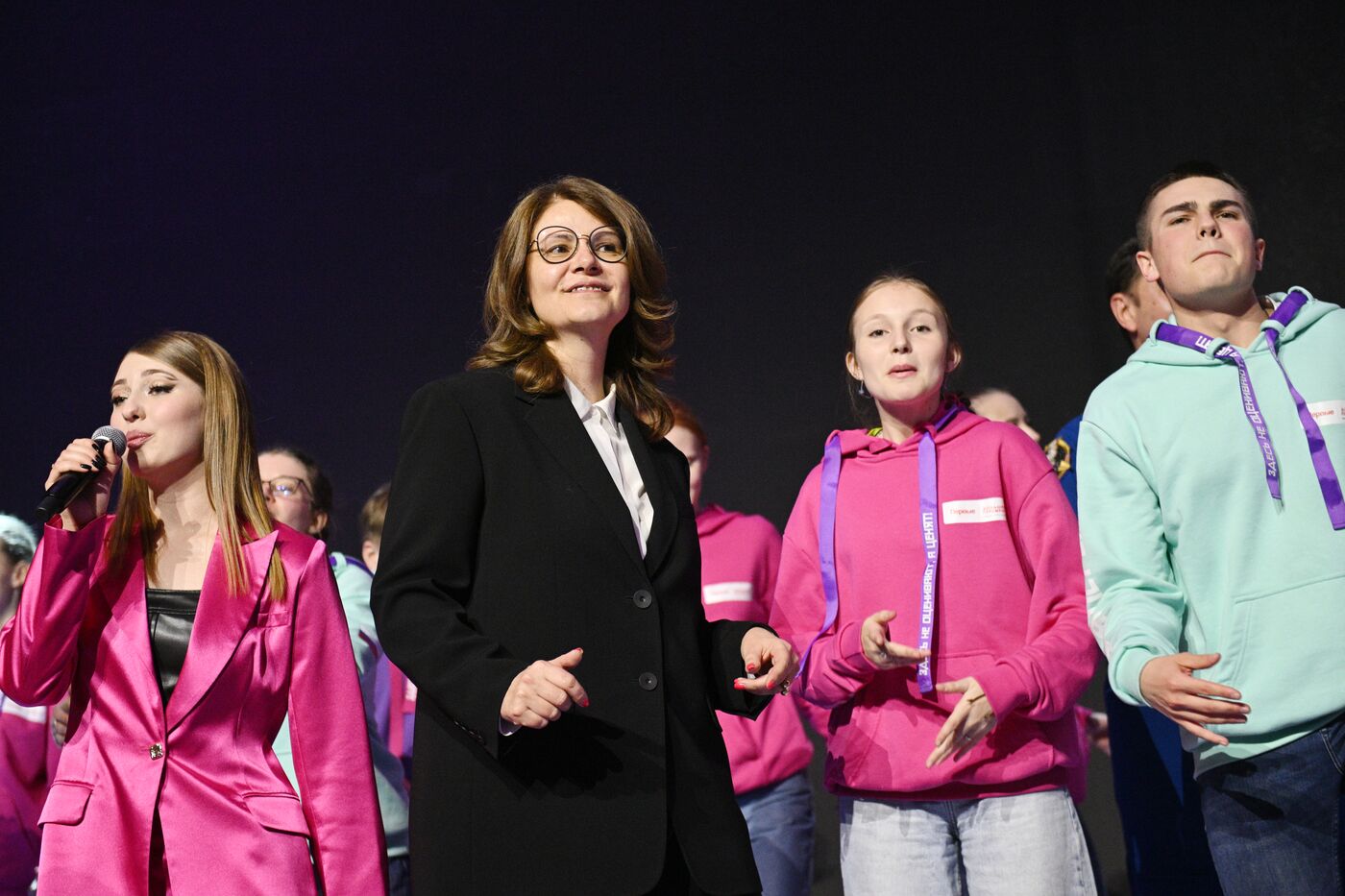 Выставка "Россия". Церемония запуска пятого сезона Всероссийского конкурса "Большая перемена"