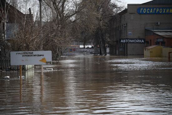 Паводок в Оренбурге