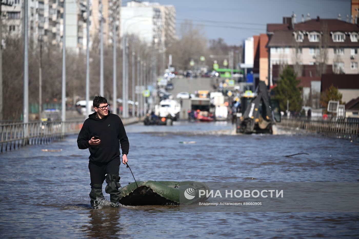 Паводок в Оренбурге