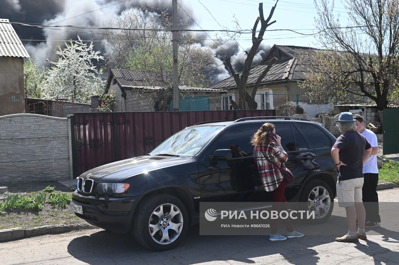 Украинские военные обстреляли Луганск
