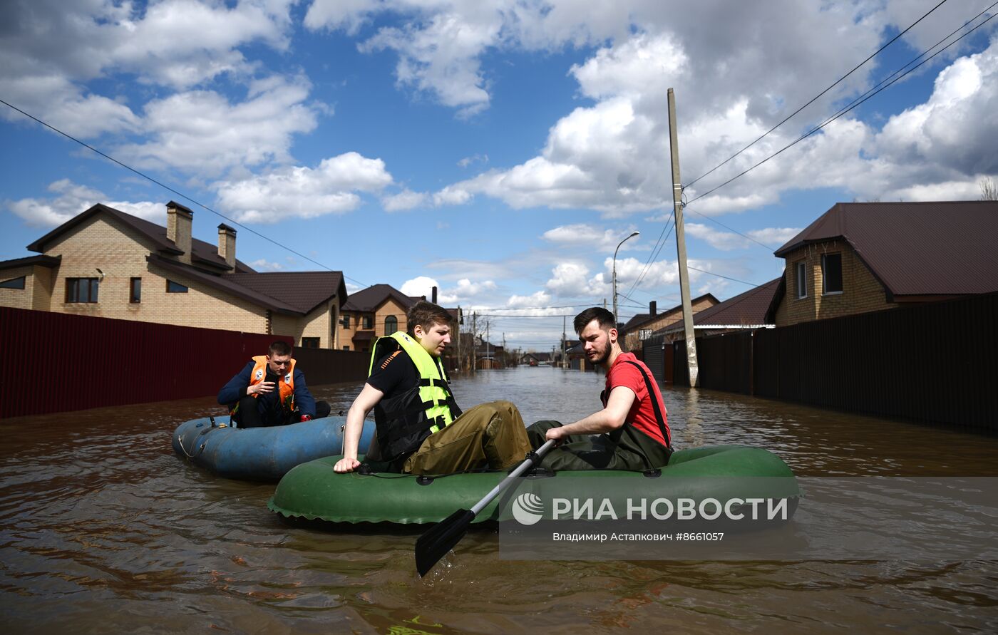 Паводок в Оренбурге