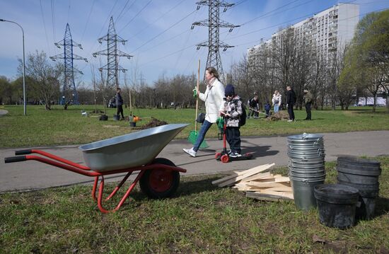 Общегородской субботник в Москве