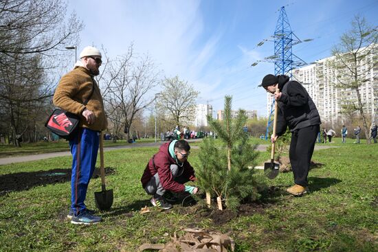 Общегородской субботник в Москве