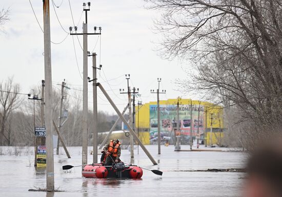 Паводок в Оренбурге